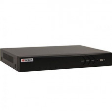 Пентаплексный гибридный 16-канальный 4К видеорегистратор HiWatch DS-H216QP с поддержкой PoC