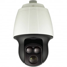 Поворотная уличная IP-камера Wisenet SNP-6230RHP с 23-кратной оптикой и ИК-подсветкой