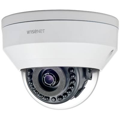 Сетевая вандалостойкая камера Wisenet LNV-6030R, WDR 120 дБ, ИК-подсветка