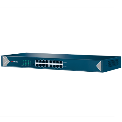 Неуправляемый 16-портовый сетевой коммутатор Hikvision DS-3E0516-E