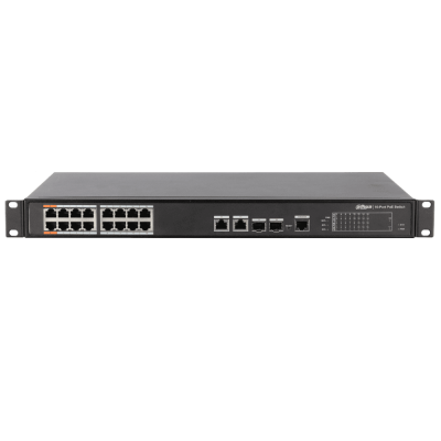 Управляемый 16-портовый Fast Ethernet РоЕ-коммутатор Dahua DH-PFS4218-16ET-190