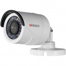 Компактная FullHD цилиндрическая TVI-камера HiWatch DS-T200 с ИК-подсветкой