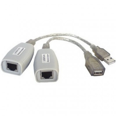 Удлинитель USB 1.1 интерфейса TA-U1/1+RA-U1/1 для клавиатуры и мыши по витой паре до 100 м