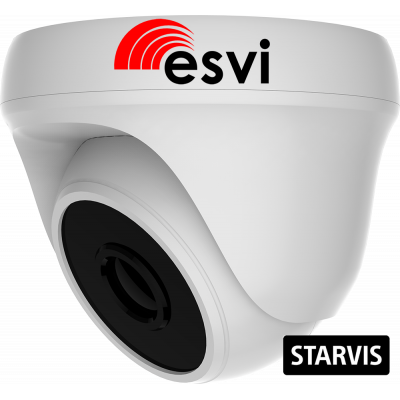 EVC-DP-SL20-P/A (BV) купольная IP видеокамера, 2.0Мп, f=2.8мм, POE, аудио вх.