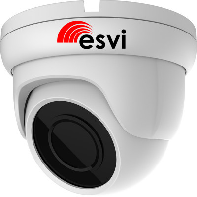 EVC-DB-F21-A (BV) купольная уличная IP видеокамера, 2.0Мп*20к/с, f=3.6мм, аудио вход