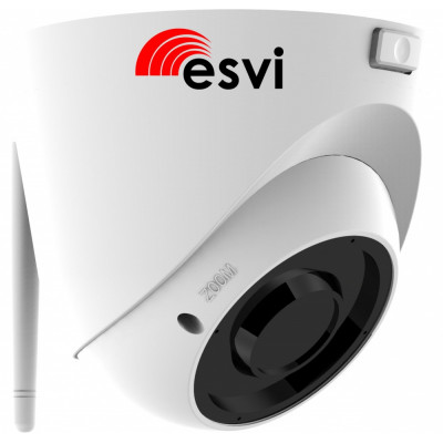 EVC-DQ-S20W (BV) купольная уличная Wi-Fi видеокамера, 2.0Мп, f=2.8-12мм, SD