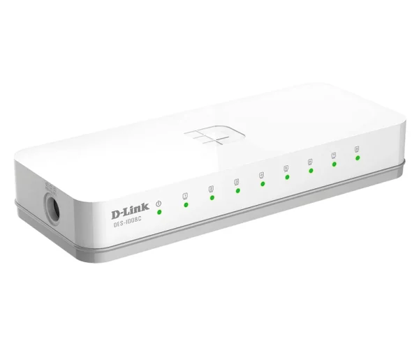 Коммутатор D-Link DES-1008C, 8 портов Коммутатор D-Link DES-1008C, 8 портов