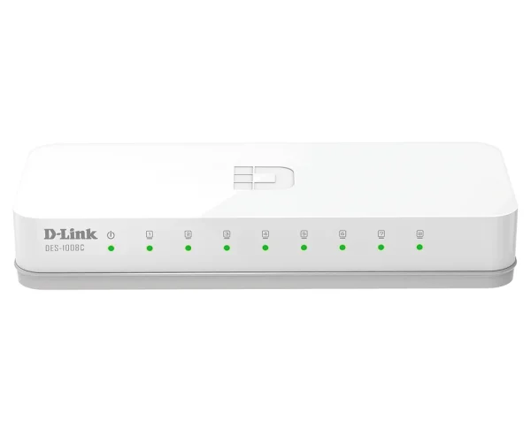 Коммутатор D-Link DES-1008C, 8 портов Коммутатор D-Link DES-1008C, 8 портов