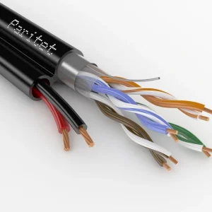 Кабель витая пара FTP 4PR+2 CAT5e с жилами питания, уличный Кабель витая пара FTP 4PR+2 CAT5e с жилами питания, уличный