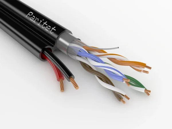 Кабель витая пара FTP 4PR+2 CAT5e с жилами питания, уличный Кабель витая пара FTP 4PR+2 CAT5e с жилами питания, уличный