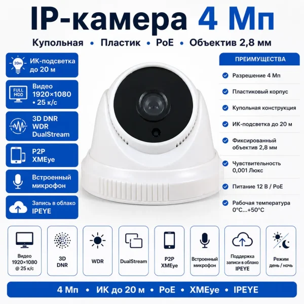 IPECO-500P20 Встроенный микрофон IPECO-500P20 Встроенный микрофон