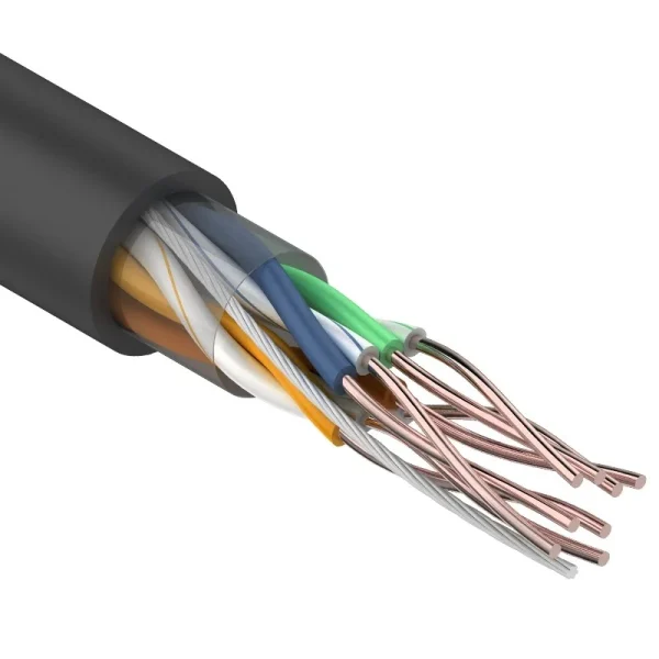 Кабель витая пара U/UTP 4×2×0,5 CAT5e, уличный, 305 м Кабель витая пара U/UTP 4×2×0,5 CAT5e, уличный, 305 м
